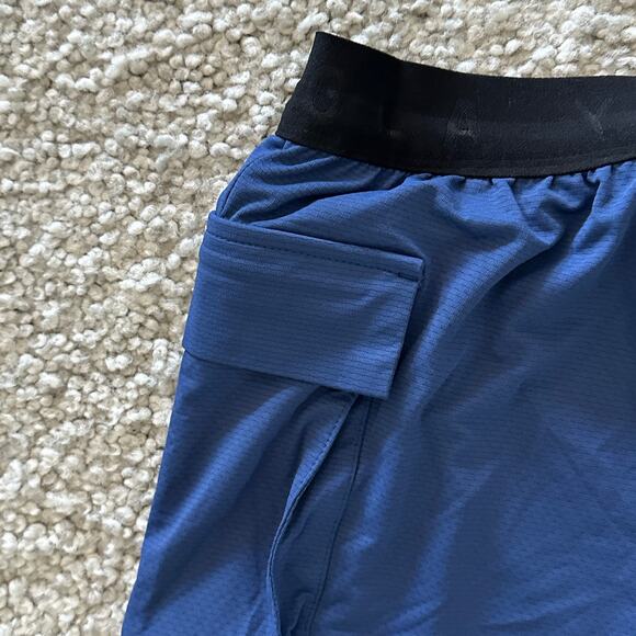 Men's YoungLA Compression Shorts L, NWT Blue - Picture 8 of 8